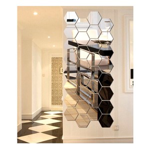Custom Size Frameless Silver Mirror Beveled Float Glass Dressing Wall Mirror Splicing Decorative Bathroom Vanity Mirror