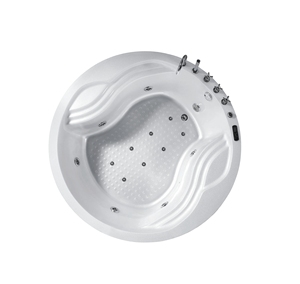 Modern Balboa Control Acrylic Round Drop-in Whirlpool Massage Spa Tub