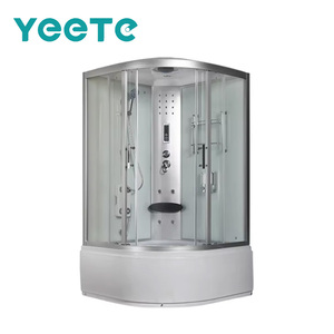 YEETE Luxury 2-in-1 Steam Shower Dry Sauna System