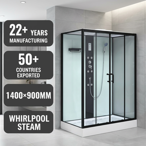 Modern Customized European Style 6mm Thick Whirlpool Steam Shower Enclosure Shower Room Shower Cabin for Luxury Bathroom