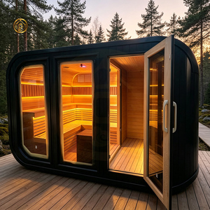 Compact 1-6 Person Full Spectrum Wooden Sauna