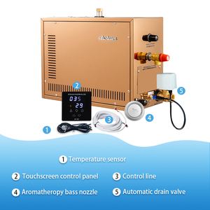 Factory Supply 3kw 4.5kw 5kw 6kw 7kw 8kw 9kw 12kw 15kw 18kw 21kw Bath Steam Generator Sauna Bath Steam Generator For Steam Room