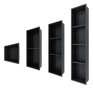 Customized Stainless Steel Shower Wall Niche Recessed LED Shelf