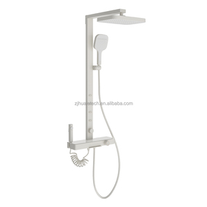 HL-5008(T10W) Stainless Steel Aluminum White Single Handle Ceramic Thermostatic Faucets Body Jet