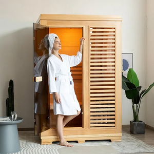 2 Person Wooden Traditional Wet Steam Sauna